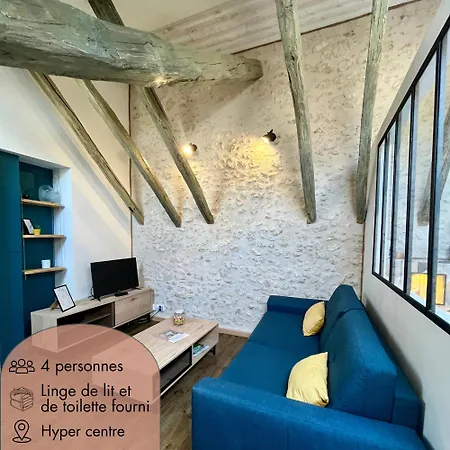 Entre Charme & Authenticite En Hypercentre De Blois Apartamento Exterior foto